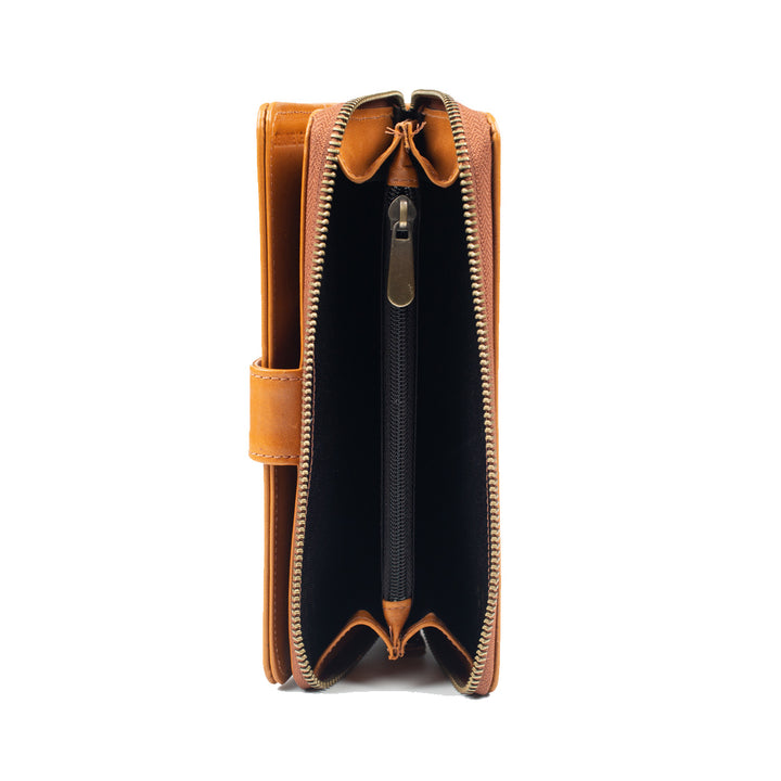 Wildsoul Zipper Wallet Ochre 07
