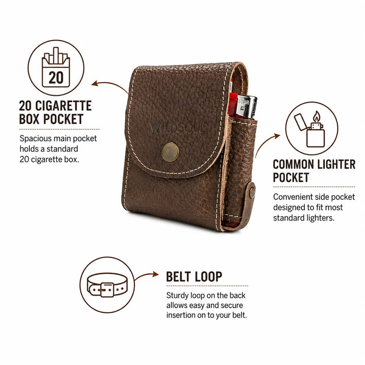 Wildsoul Cigarette Box Case Moss 