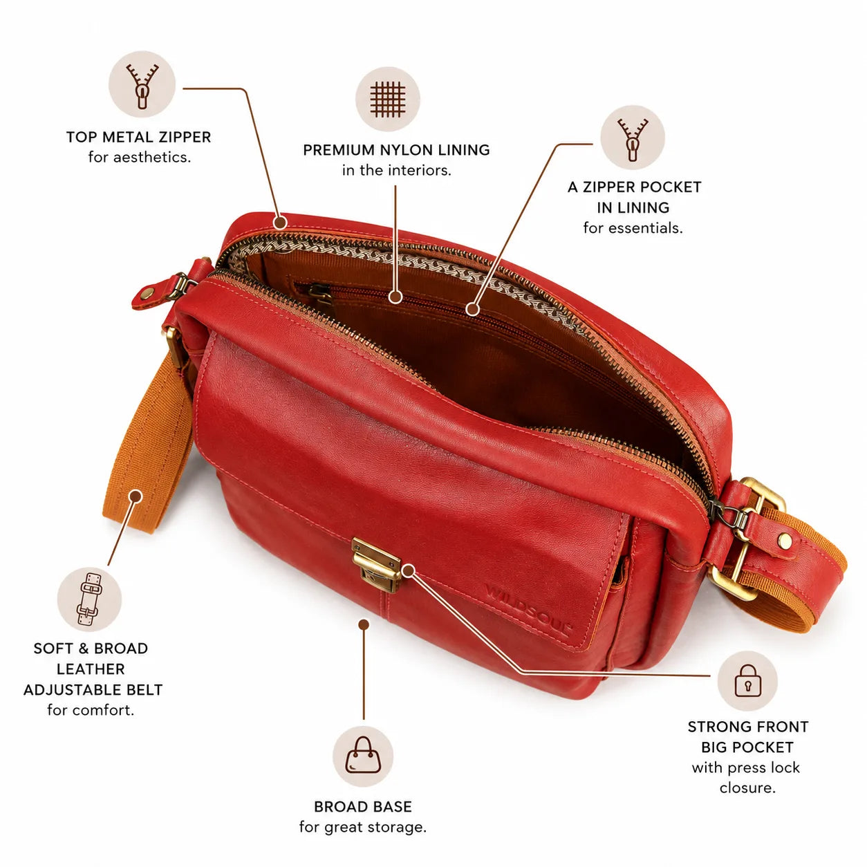 Wildsoul Baggy Sling Burnt Sienna 1.2