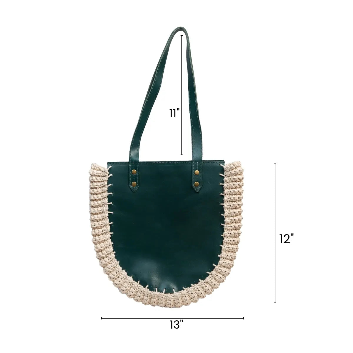 Wildsoul Crochet Tote Teal 1.1