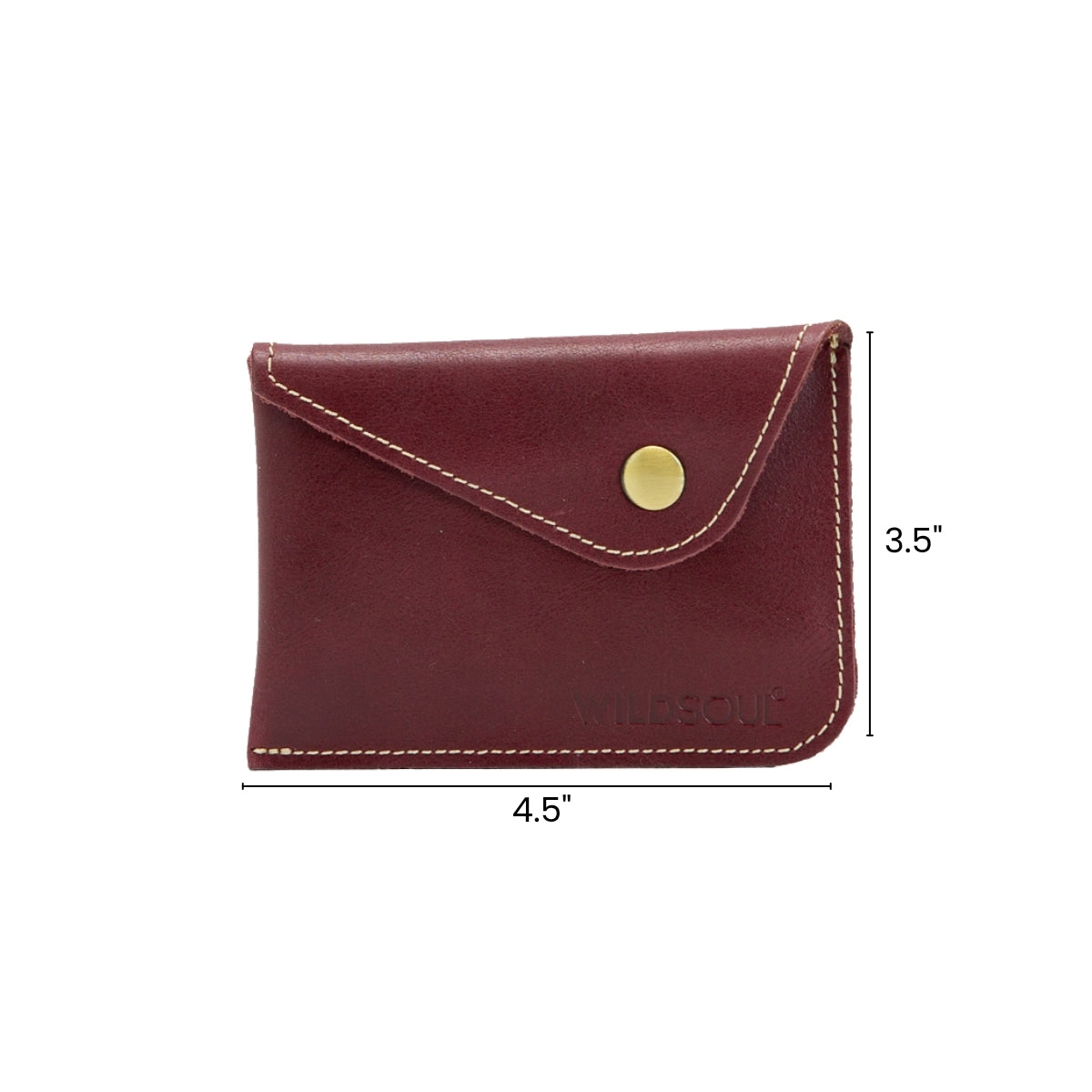 Wildsoul Minimal Card Case Burgundy