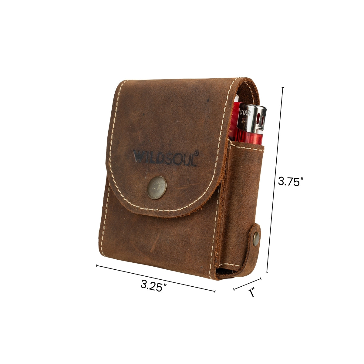 Wildsoul Cigarette Box Case Walnut 