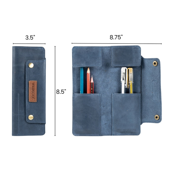 Wildsoul Pencil Case Indigo 1