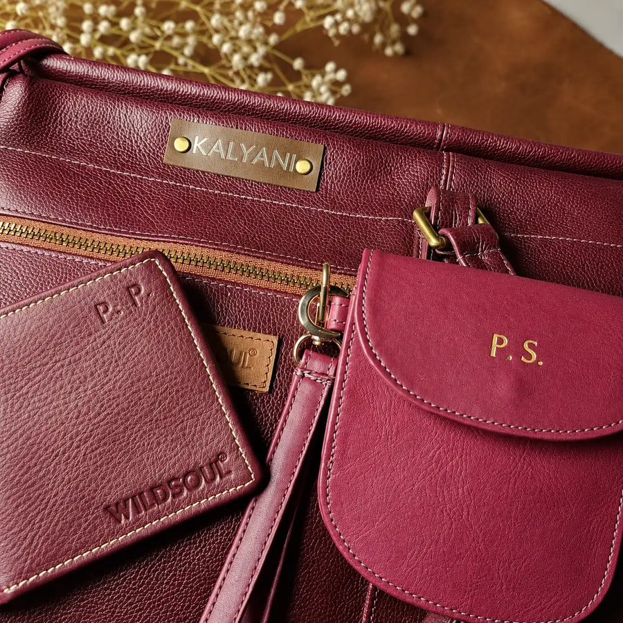 Personalised leather gifts crafted by WILDSOUL