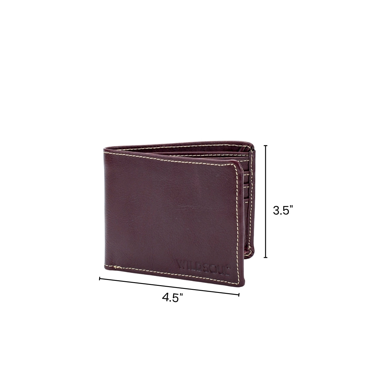 Wildsoul Sleek Cash Wallet Burgundy