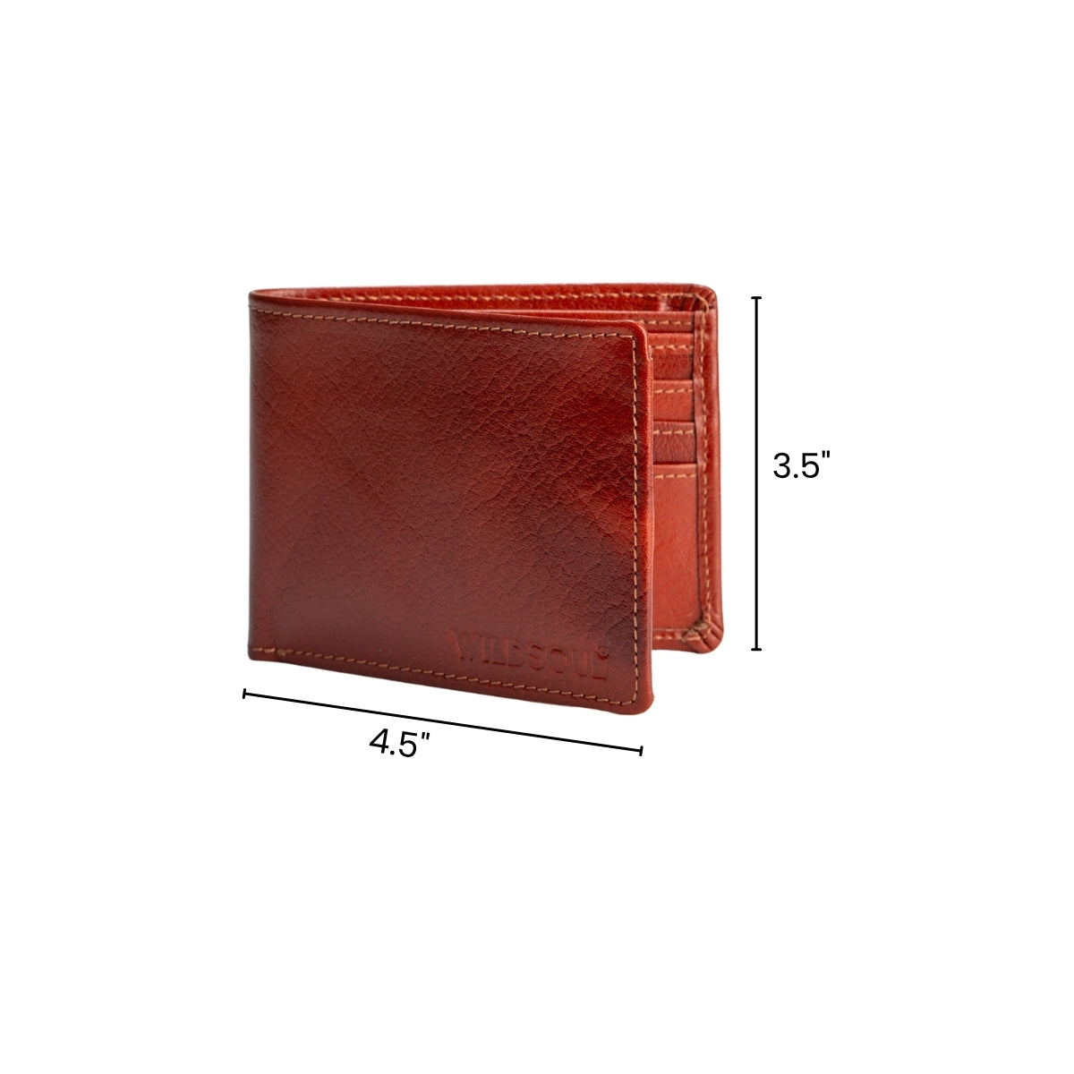 Wildsoul Sleek Cash Wallet Crimson